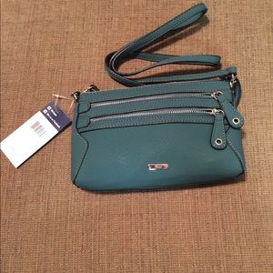 Chaps Crossbody Zippered Purse